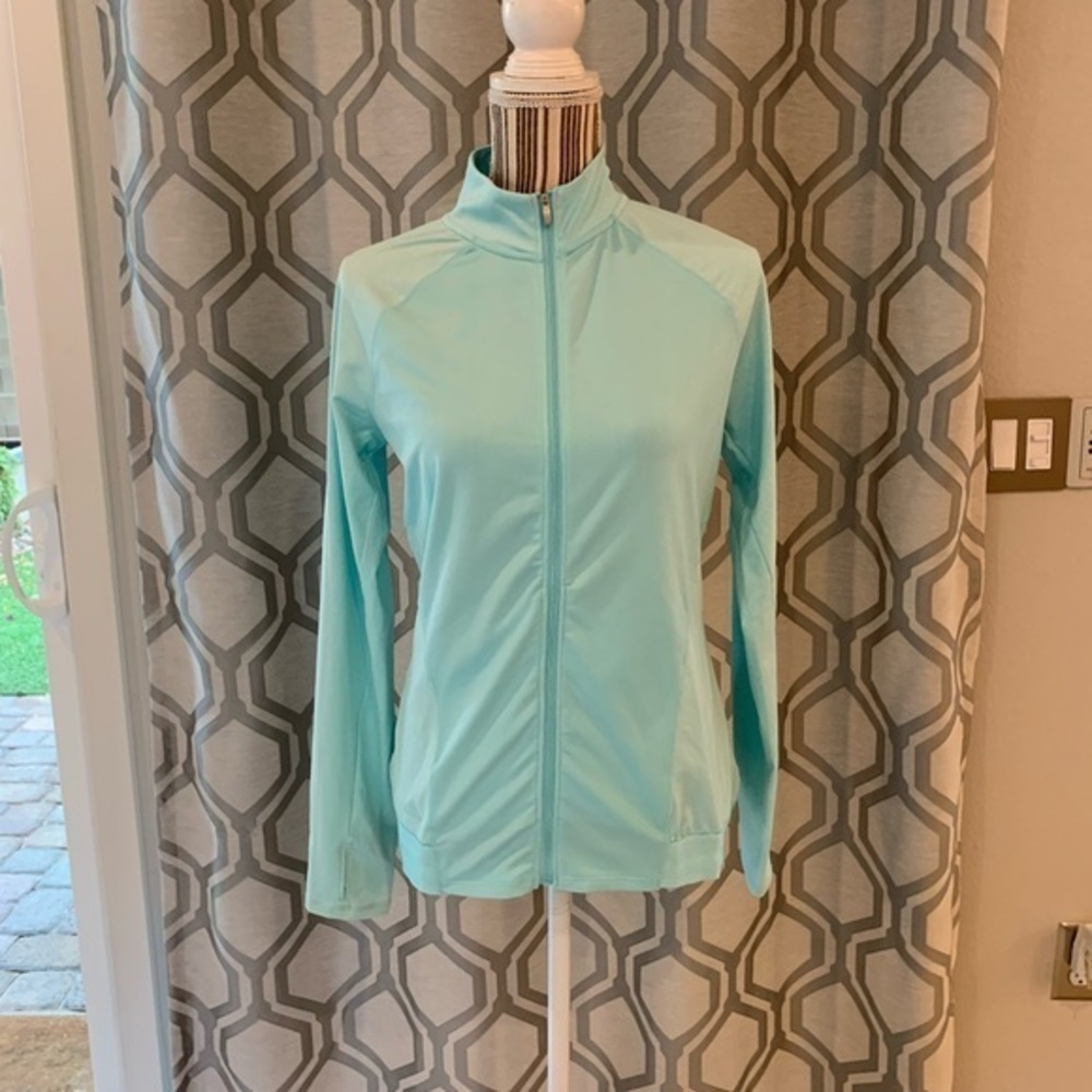 Adidas Long Sleeve Zip-Up Top